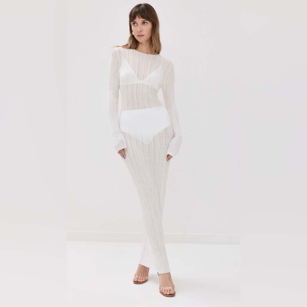 Lioness prophecy Knit Long-Sleeve dress